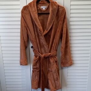 Amazon Essentials Cozy Brown Women's Robe Size XS